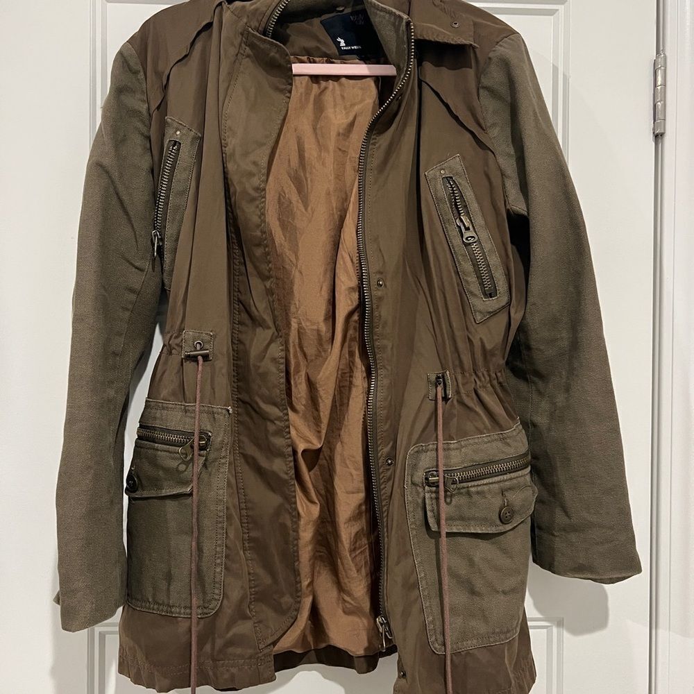 Totally Tally Olive Green Utility Jacket